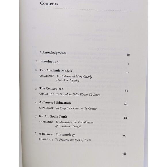Book - Conceiving the Christian College - Duane Litfin - Gently Read Paperback - Picture 5 of 6